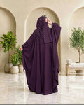 Kaftan Abaya - 4 Piece - Purple