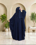 Kaftan Abaya - 4 Piece - Navy Blue