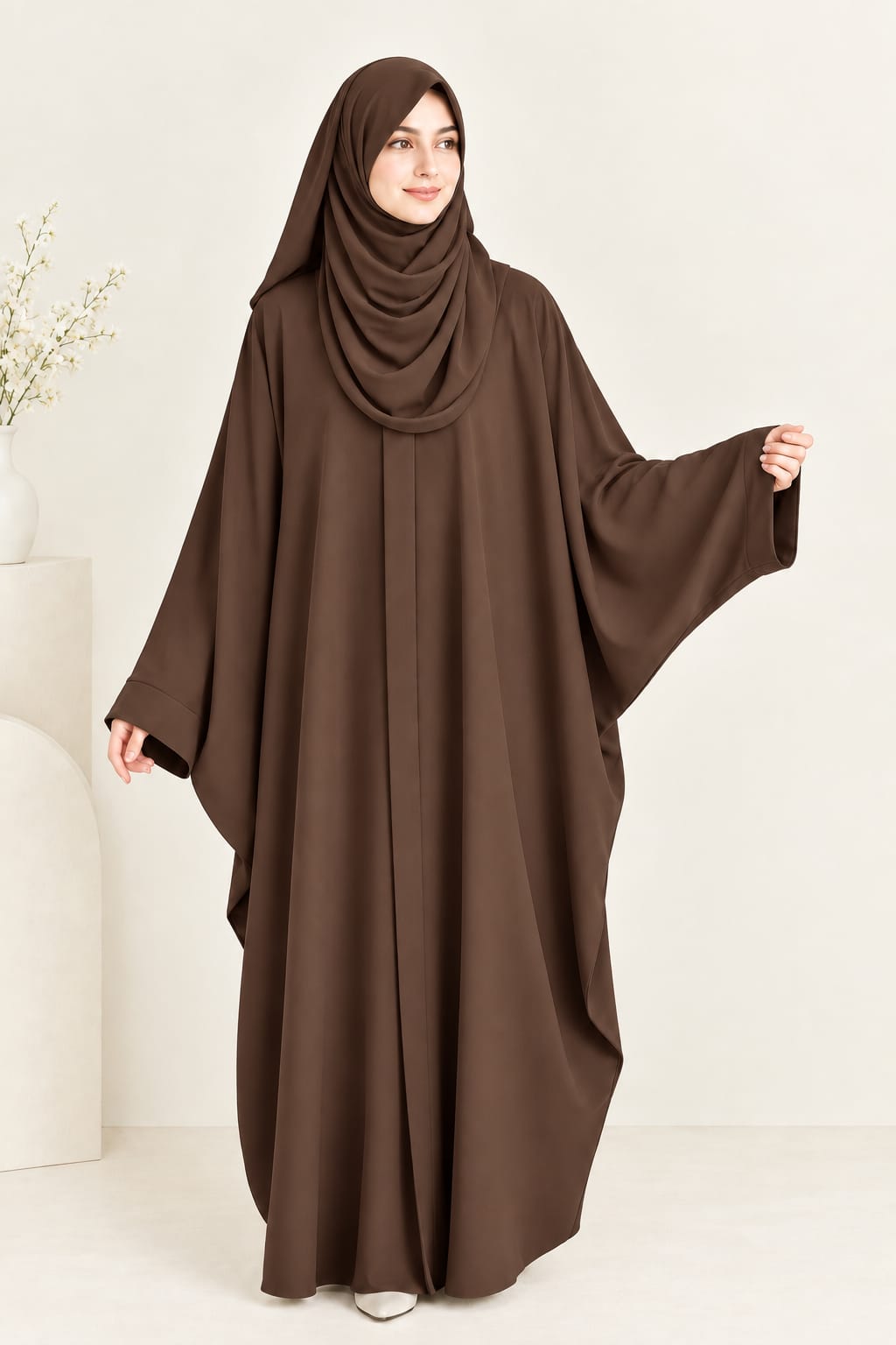 Baggy Abaya - Brown