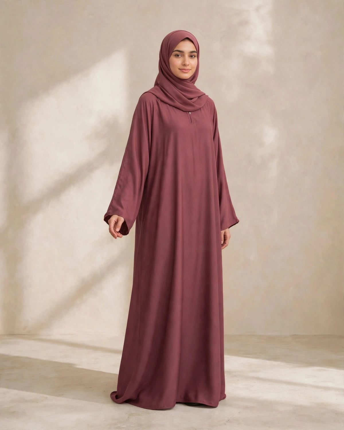 Maxsi Abaya - Tea pink